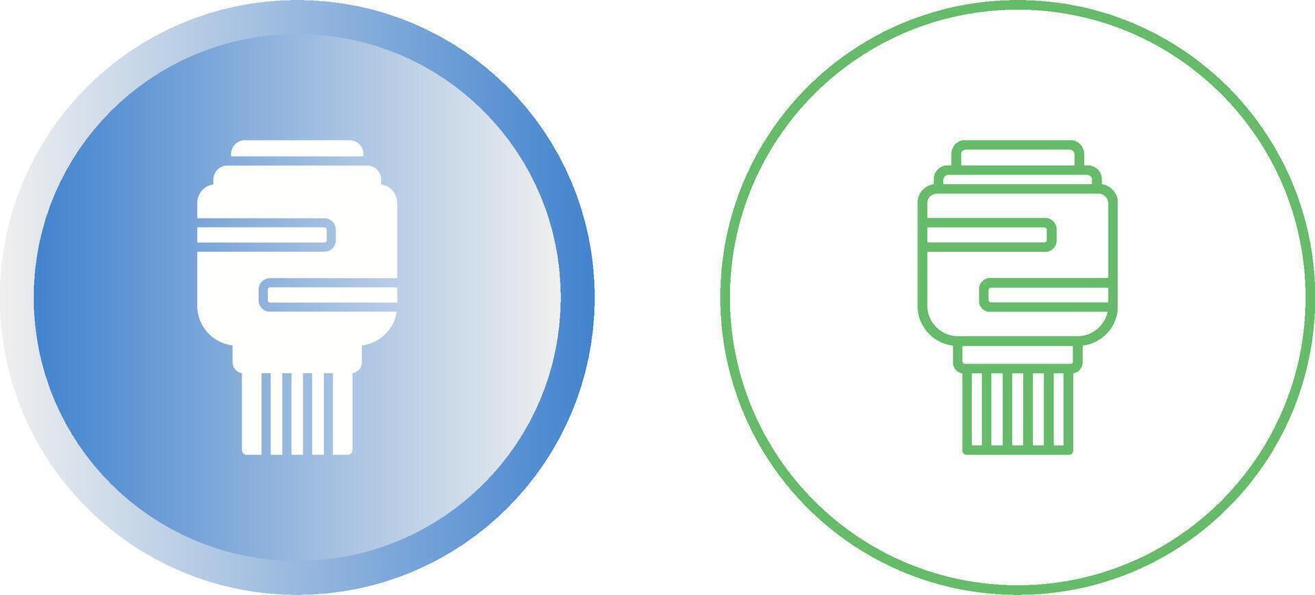 Unique Two Icons Set vector