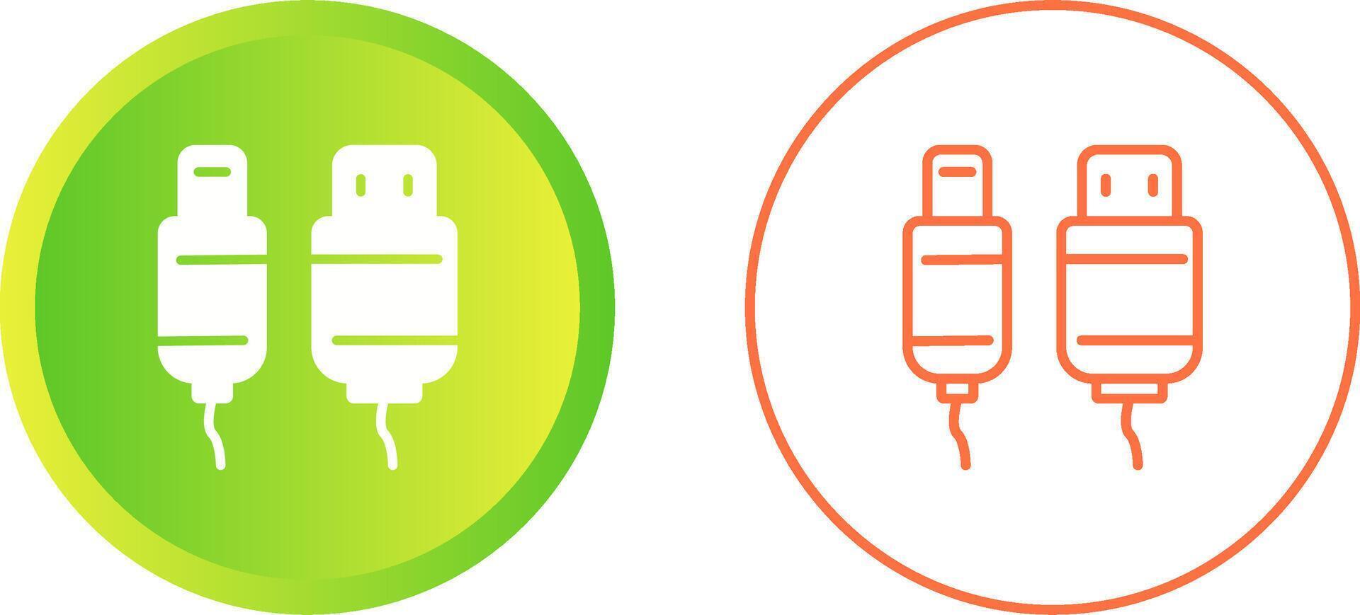 Usb Cable Vector Icon