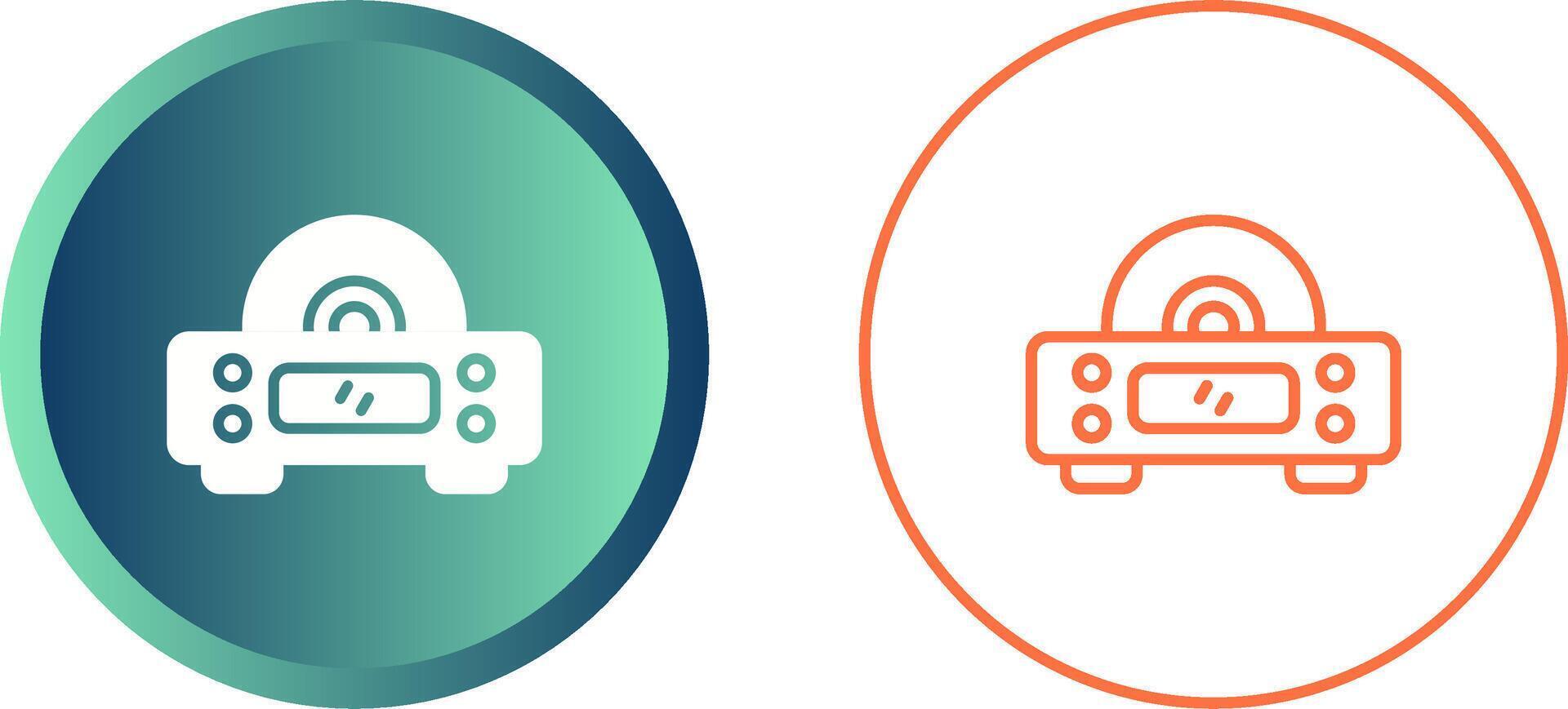Cd Player Vector Icon