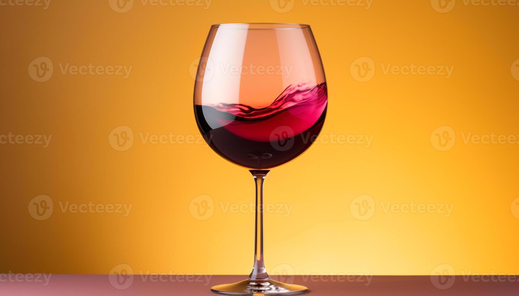 ai generado romántico celebracion, torrencial rojo vino, lujo vaso, elegante antecedentes generado por ai foto