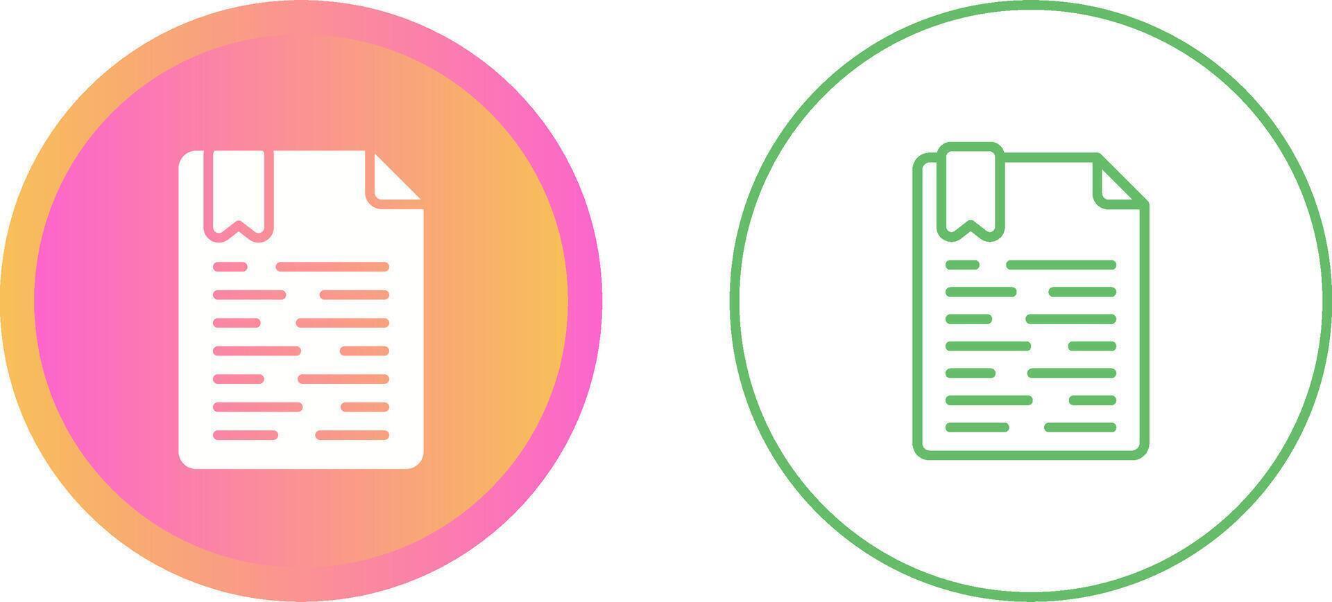 Document Vector Icon