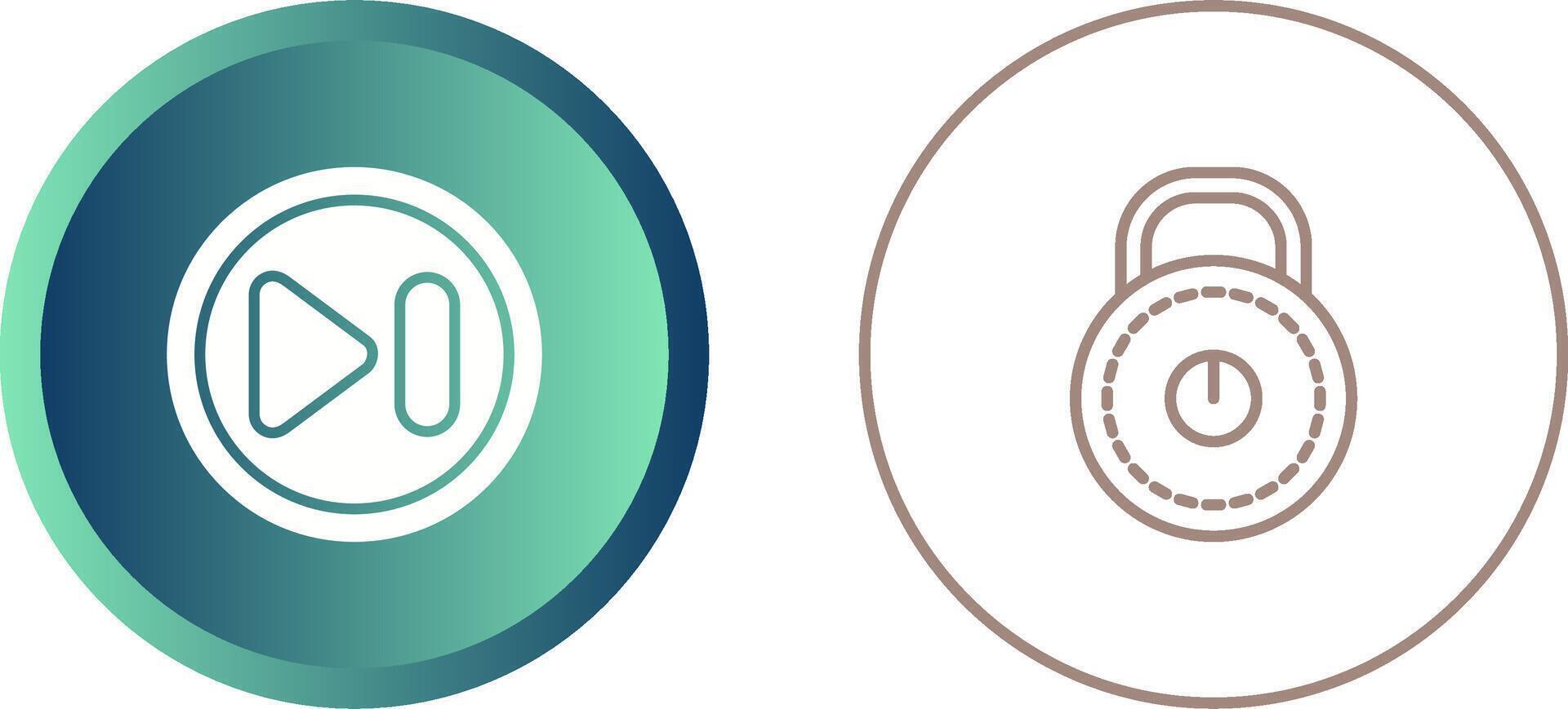 Brocken Padlock Vector Icon