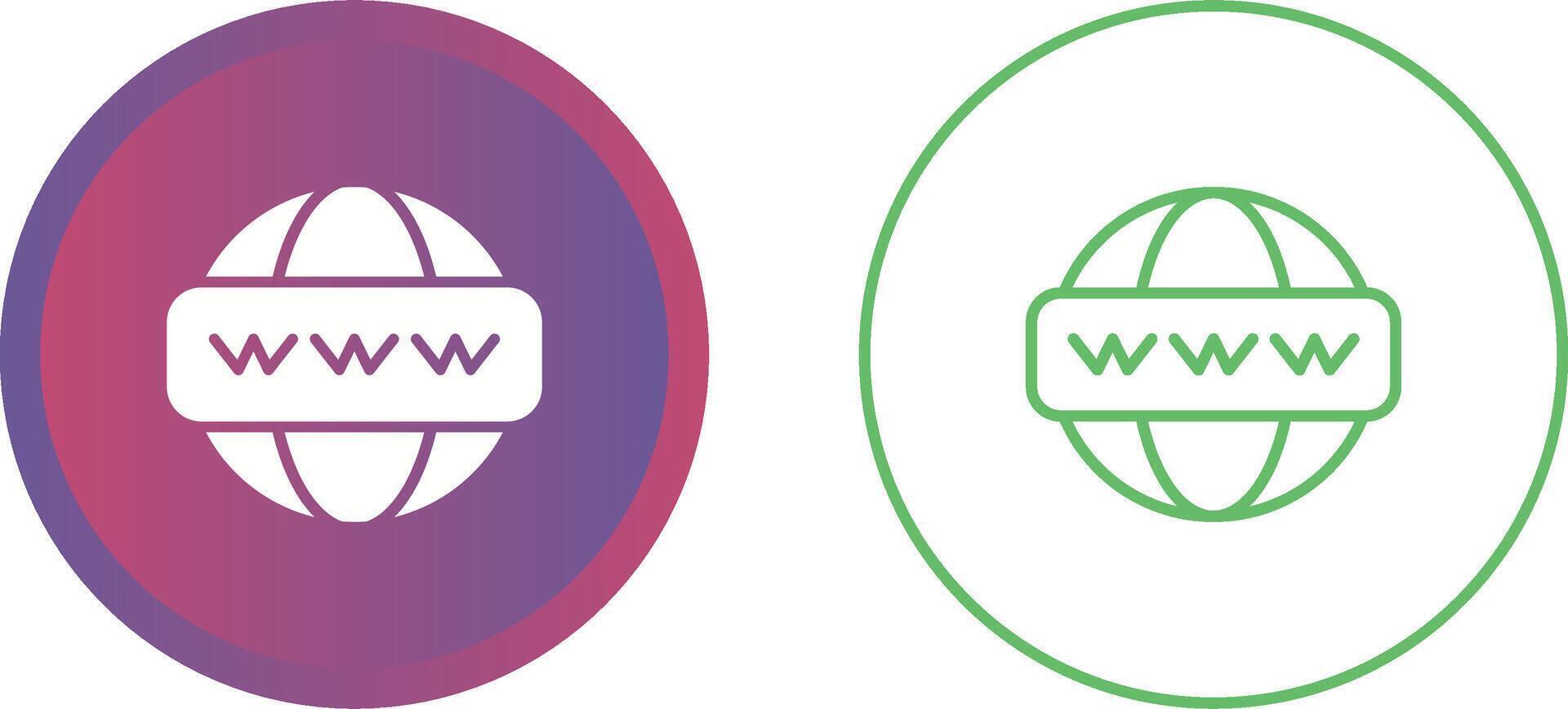 World Wide Web Vector Icon