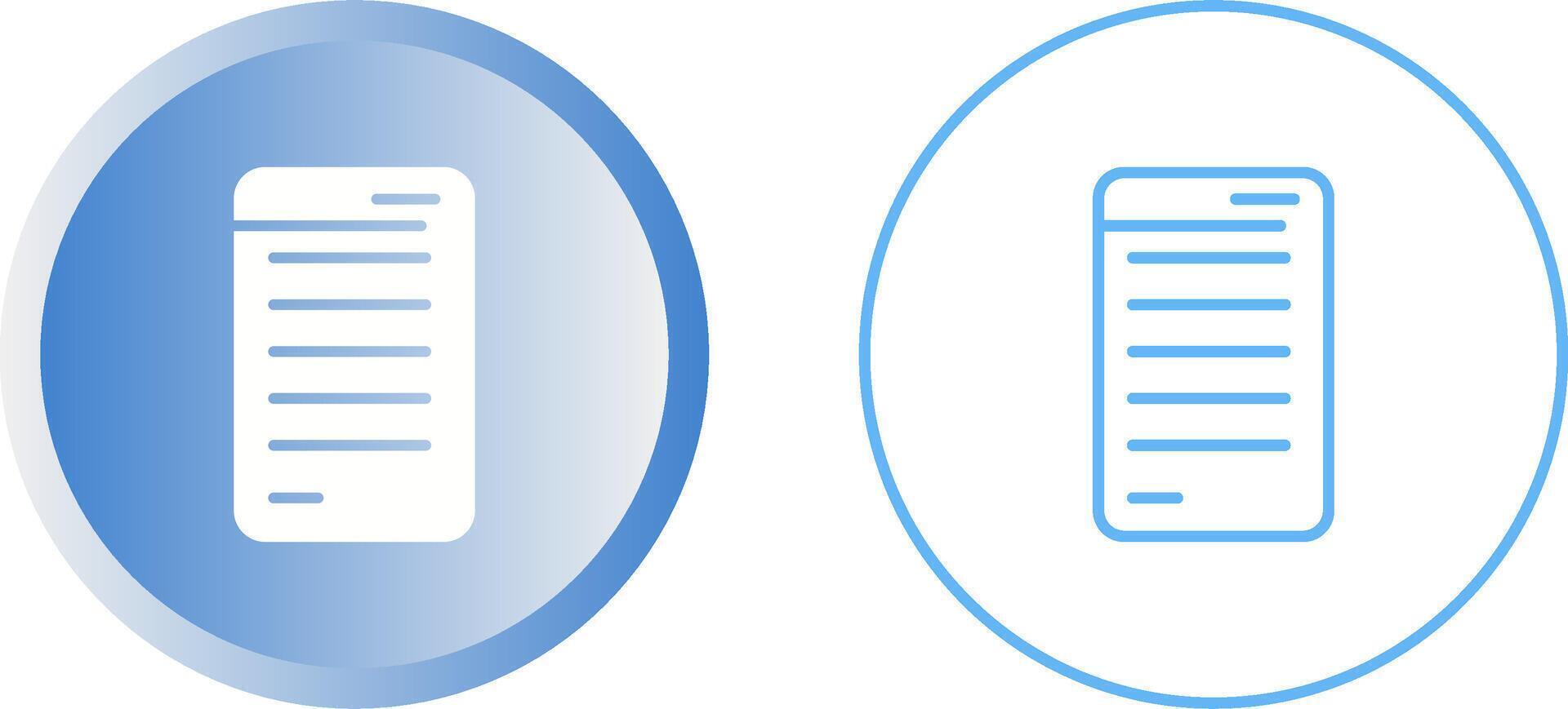 Prescription Vector Icon