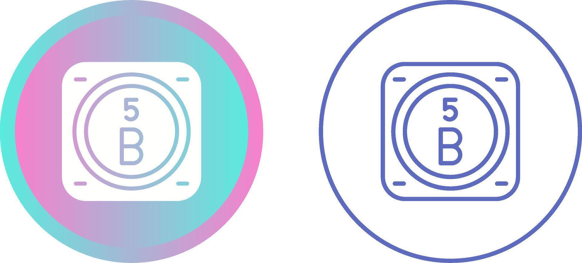 Boron Vector Icon