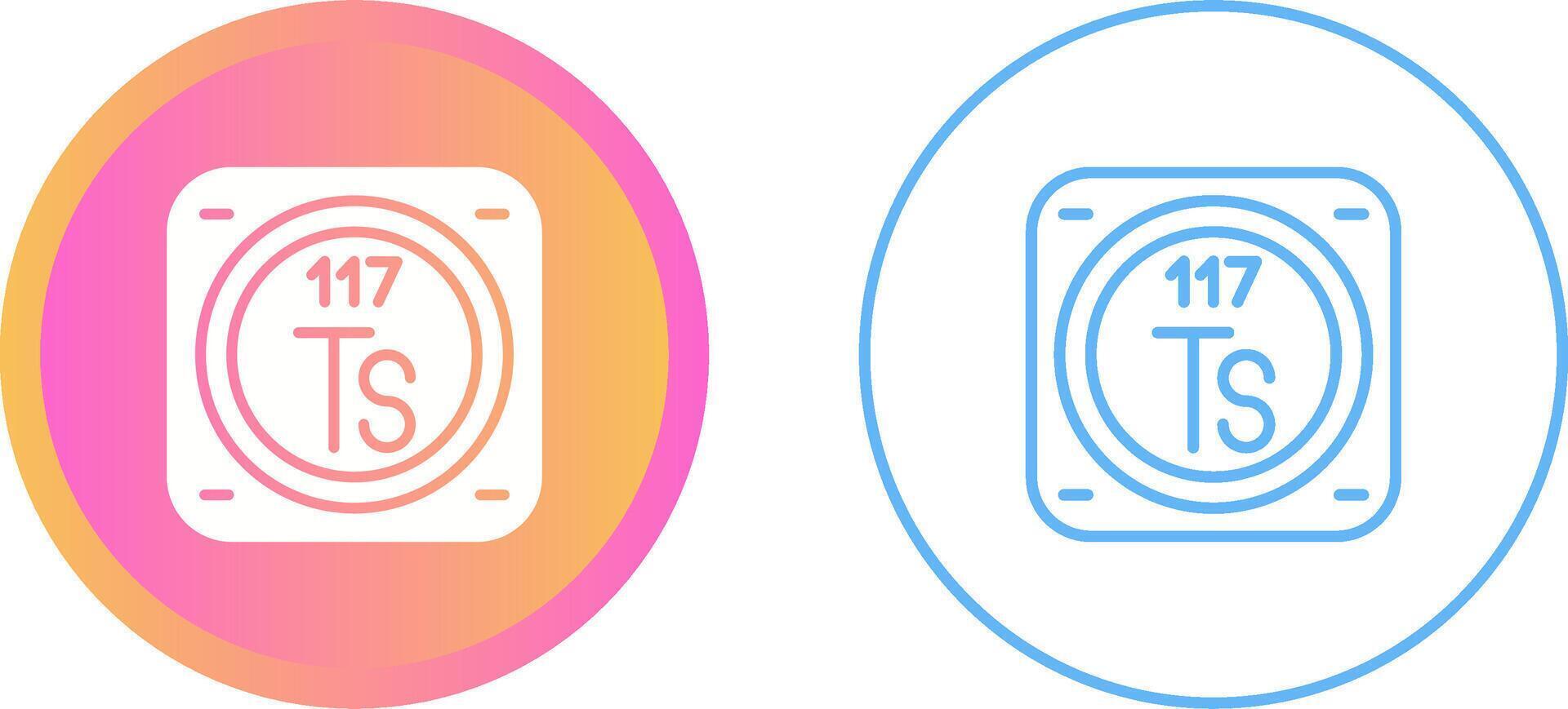 Unique Two Icons Set vector