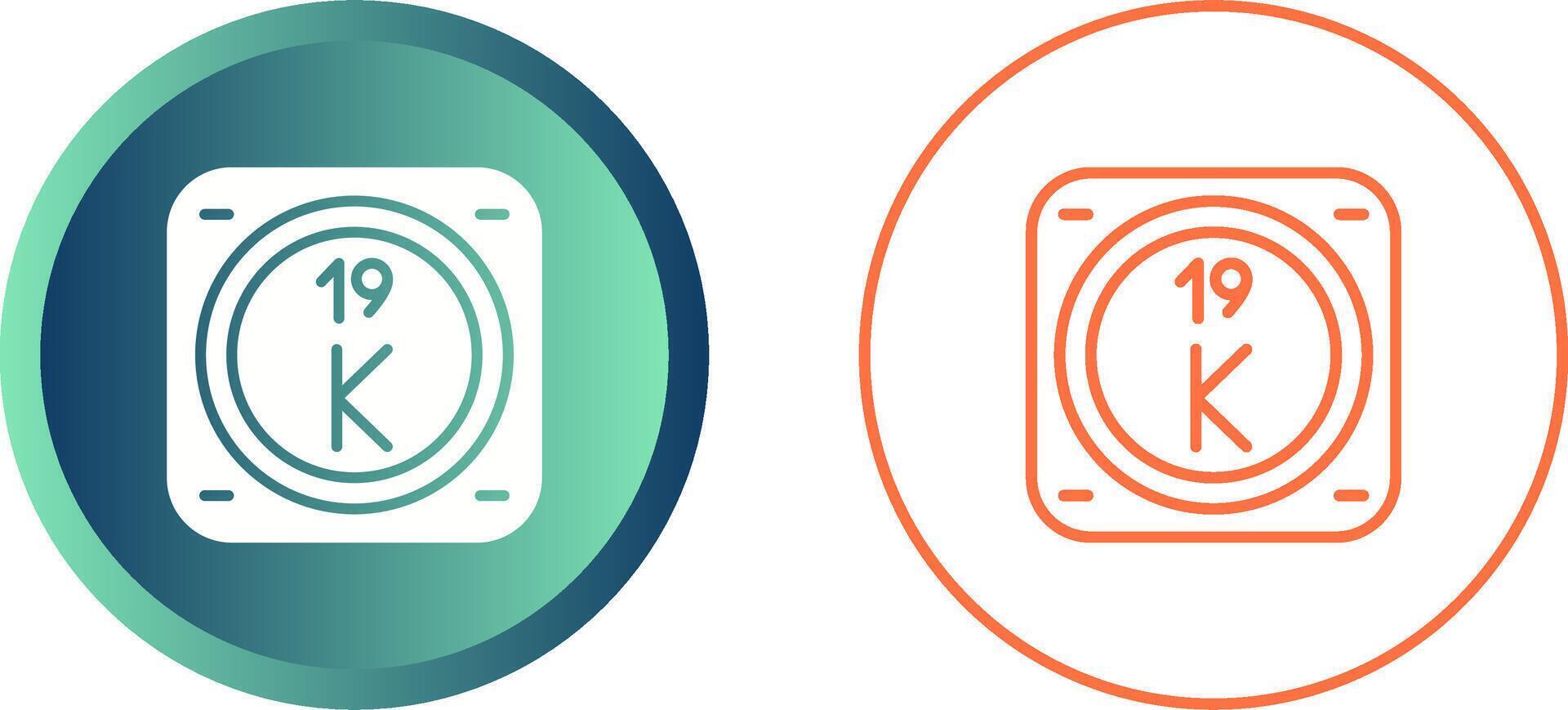 Unique Two Icons Set vector