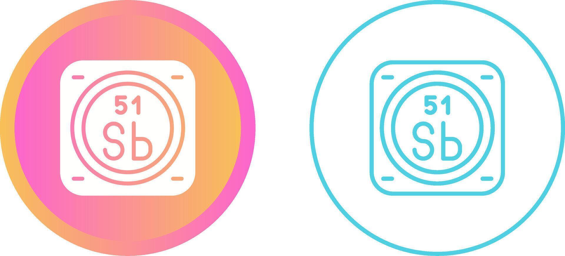 Unique Two Icons Set vector