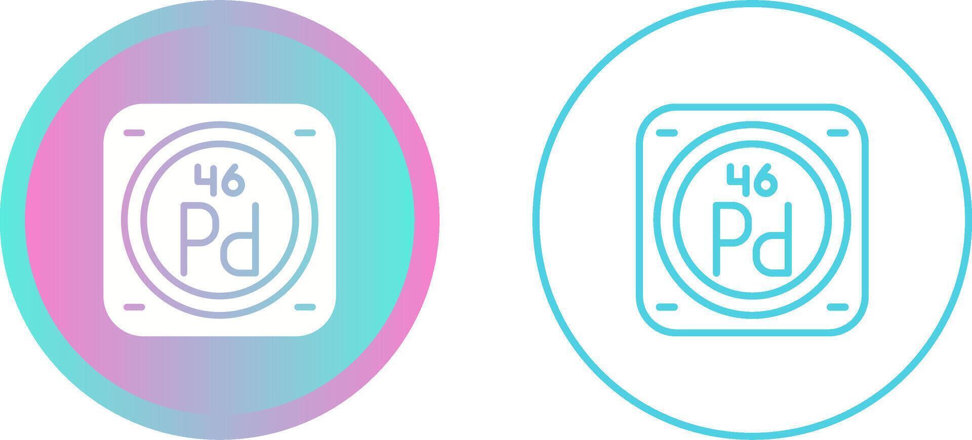 Unique Two Icons Set vector