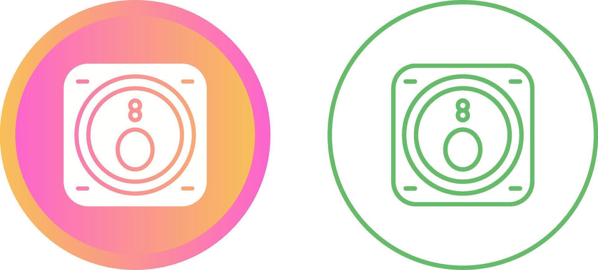 Unique Two Icons Set vector