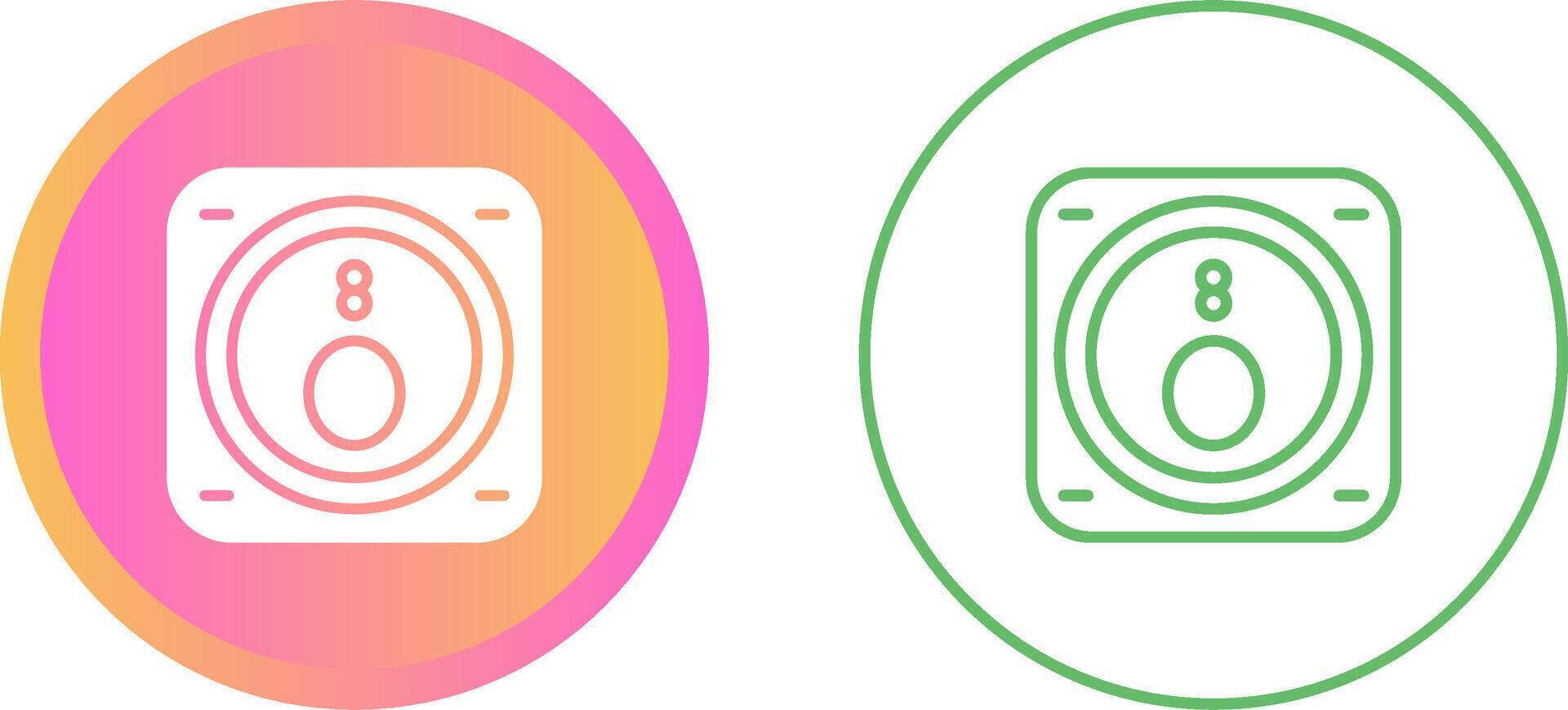 Unique Two Icons Set vector