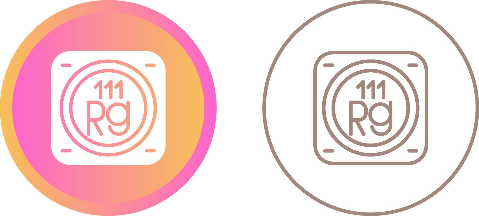 Unique Two Icons Set vector