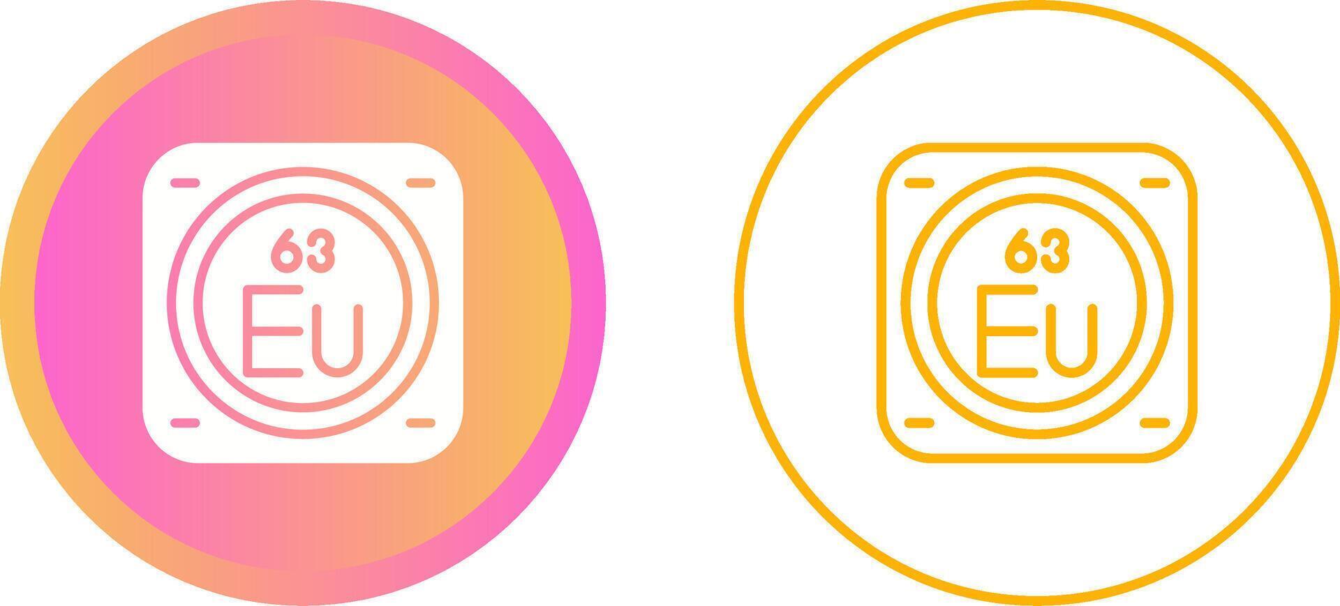 Unique Two Icons Set vector