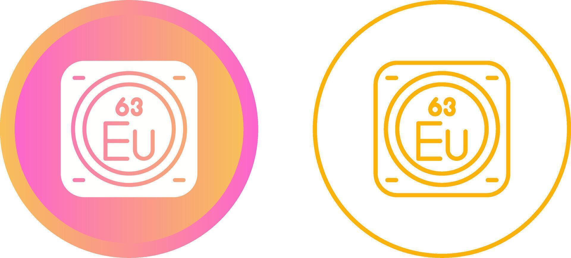 Unique Two Icons Set vector