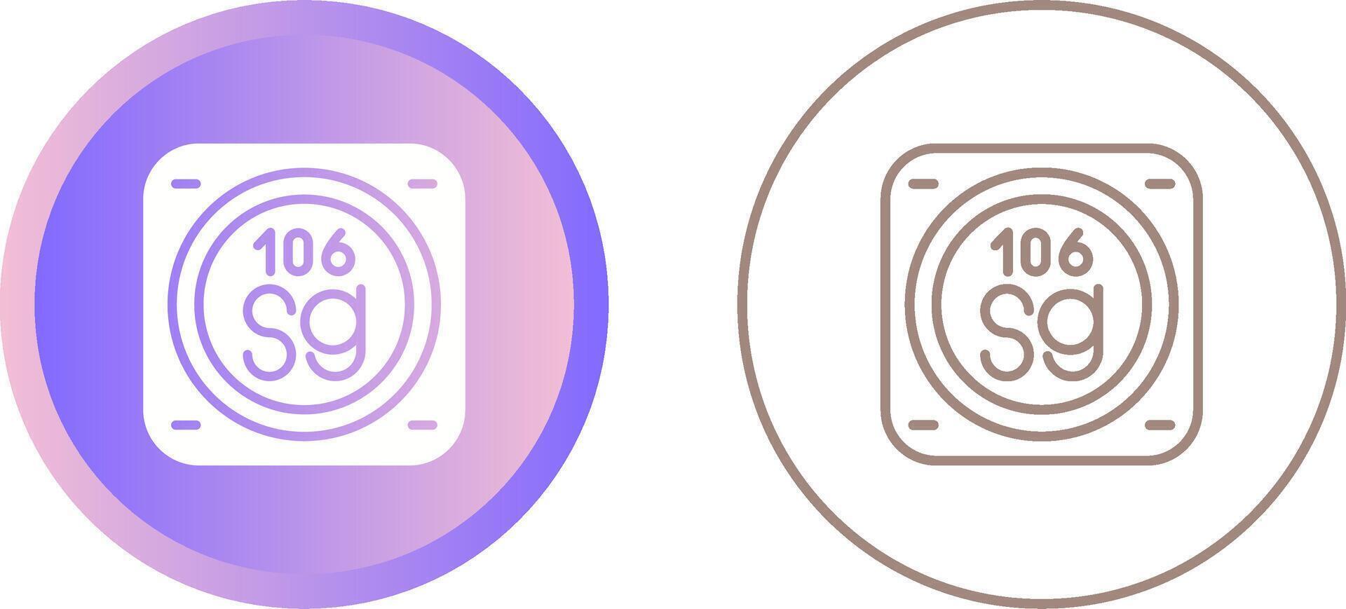 Unique Two Icons Set vector