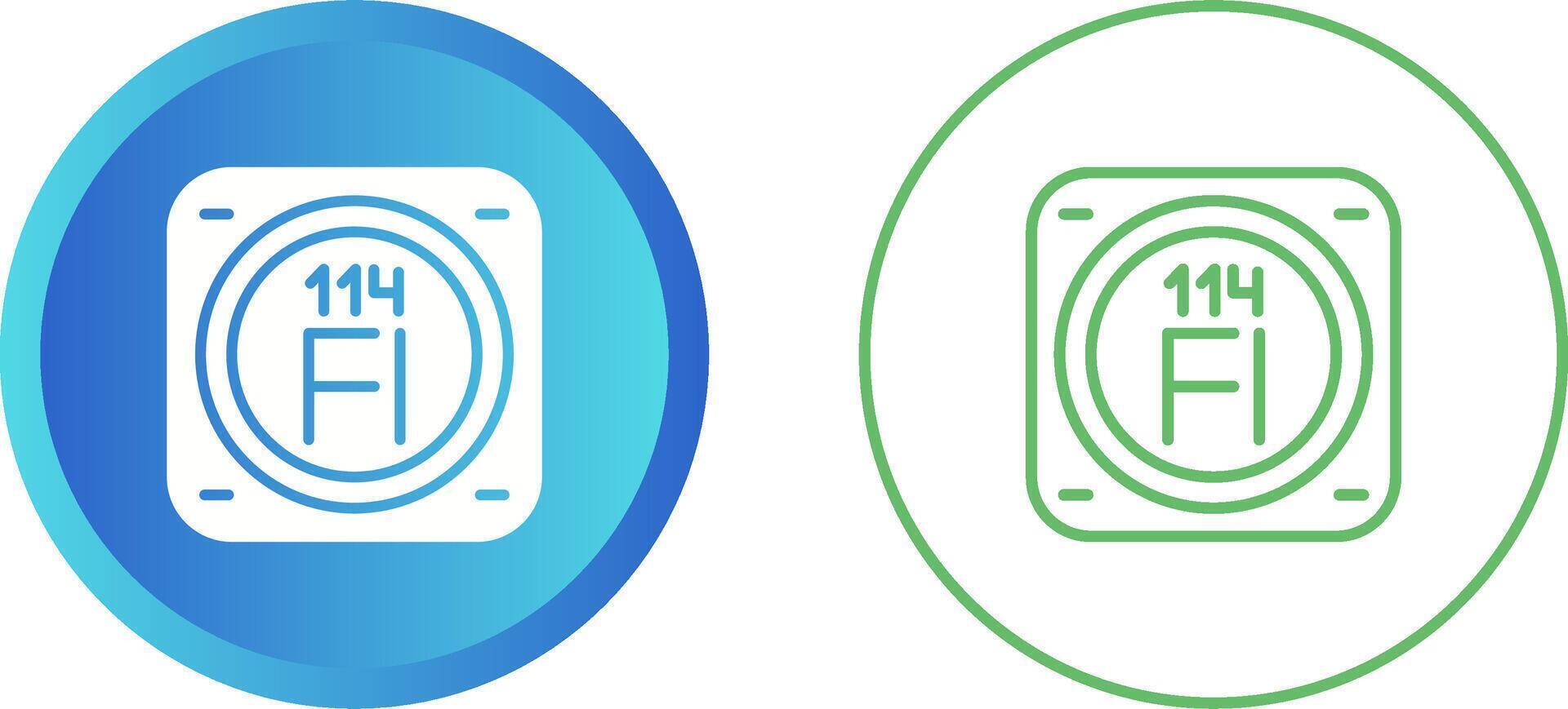 Unique Two Icons Set vector