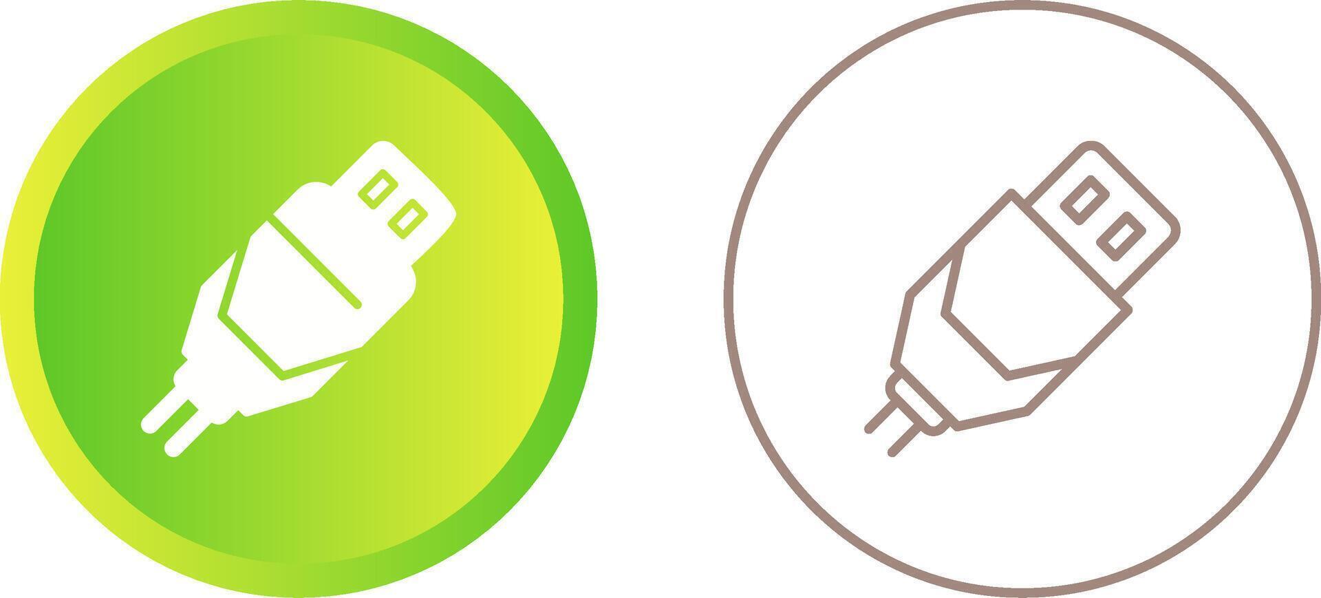 Usb Cable Vector Icon