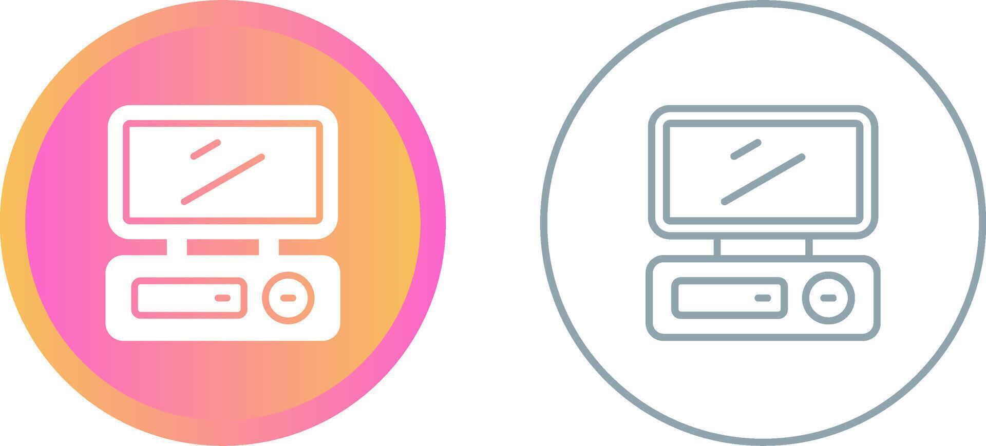 Desktop Vector Icon