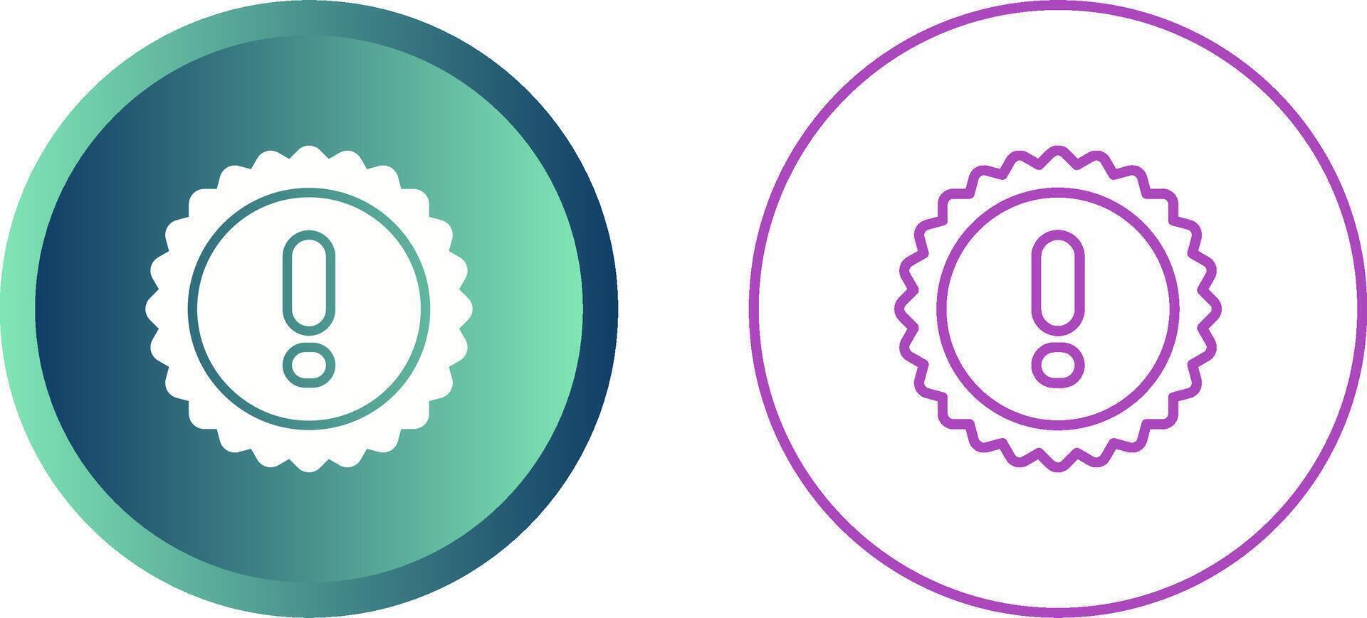 Unique Two Icons Set vector