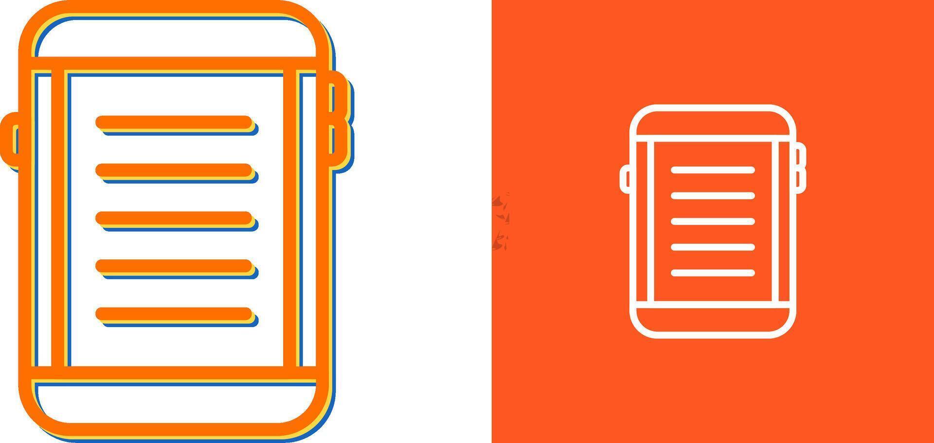 E-reader Vector Icon