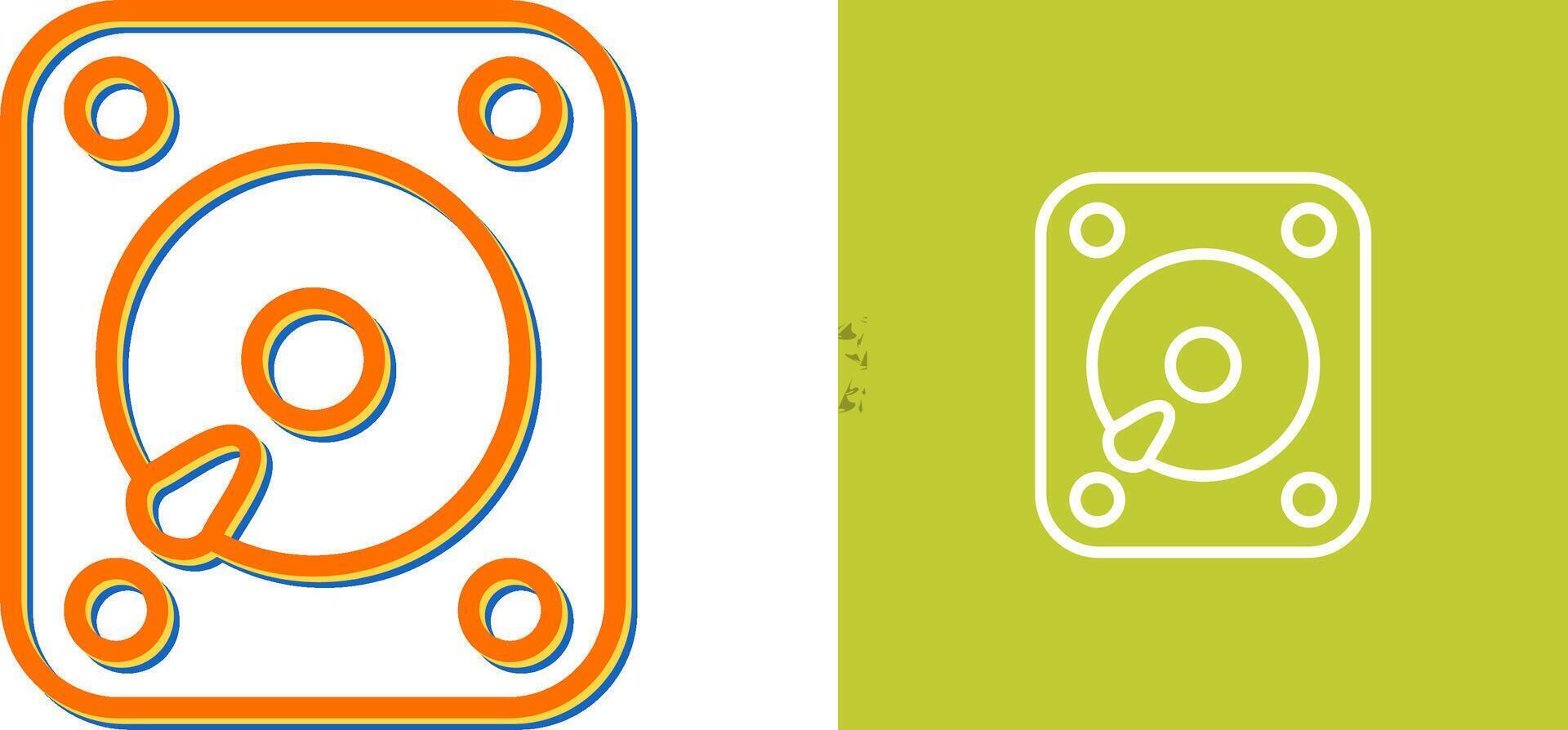 External Hard Drive Vector Icon