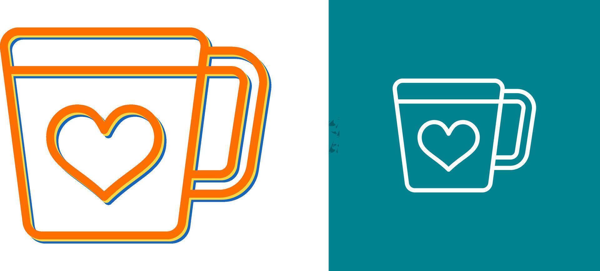 icono de vector de taza