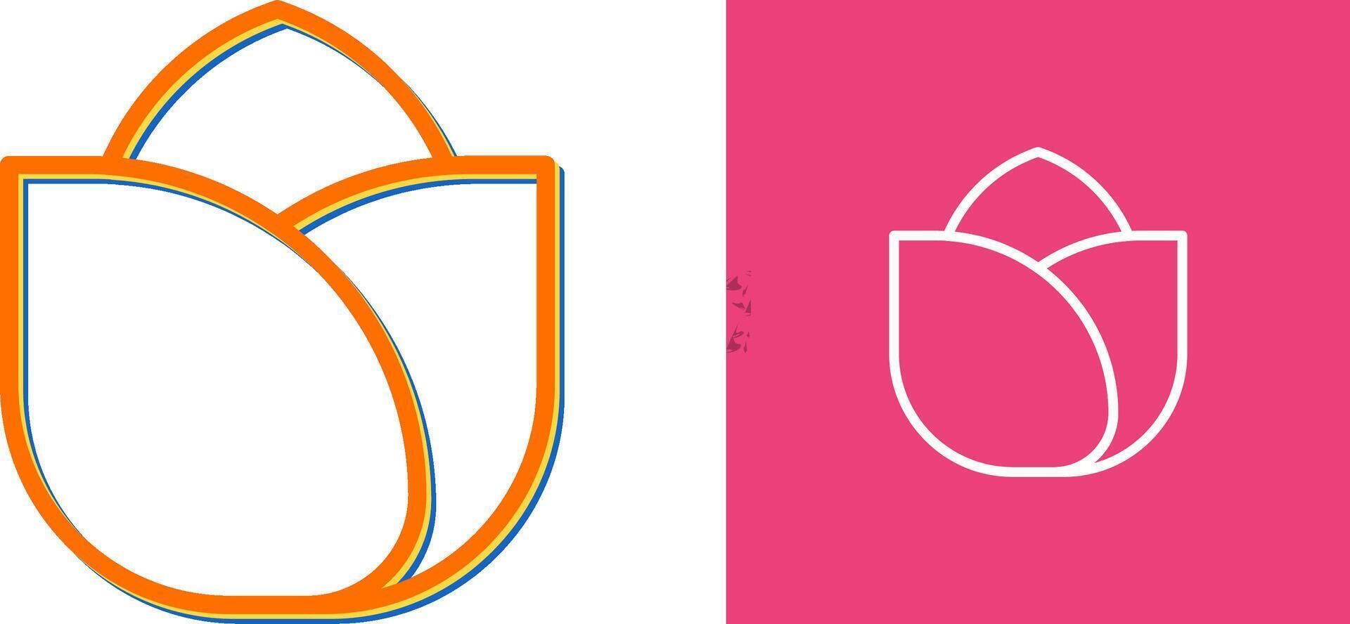 Rose petals Vector Icon