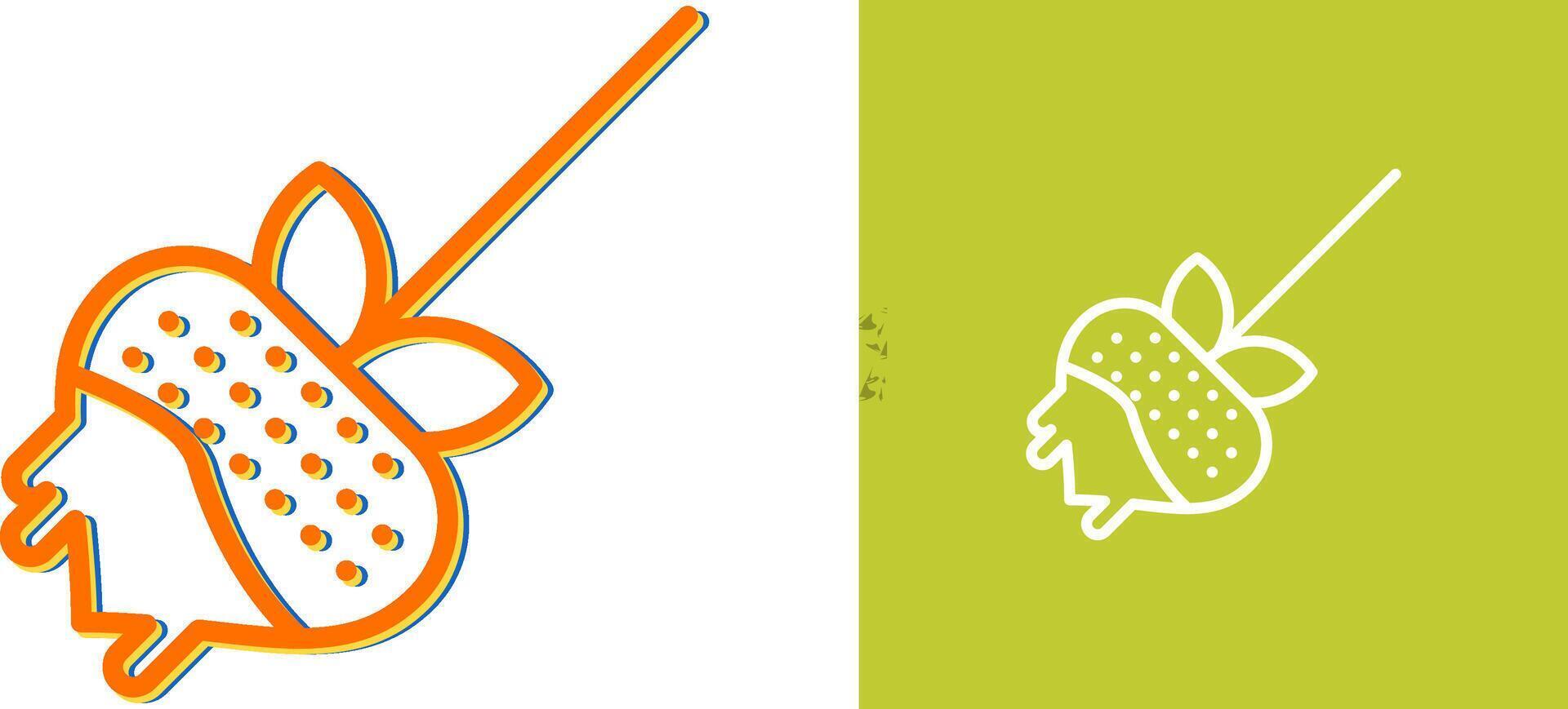 Chocolate fondue Vector Icon