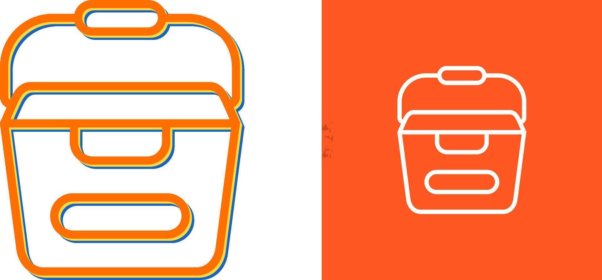 Portable water container Vector Icon