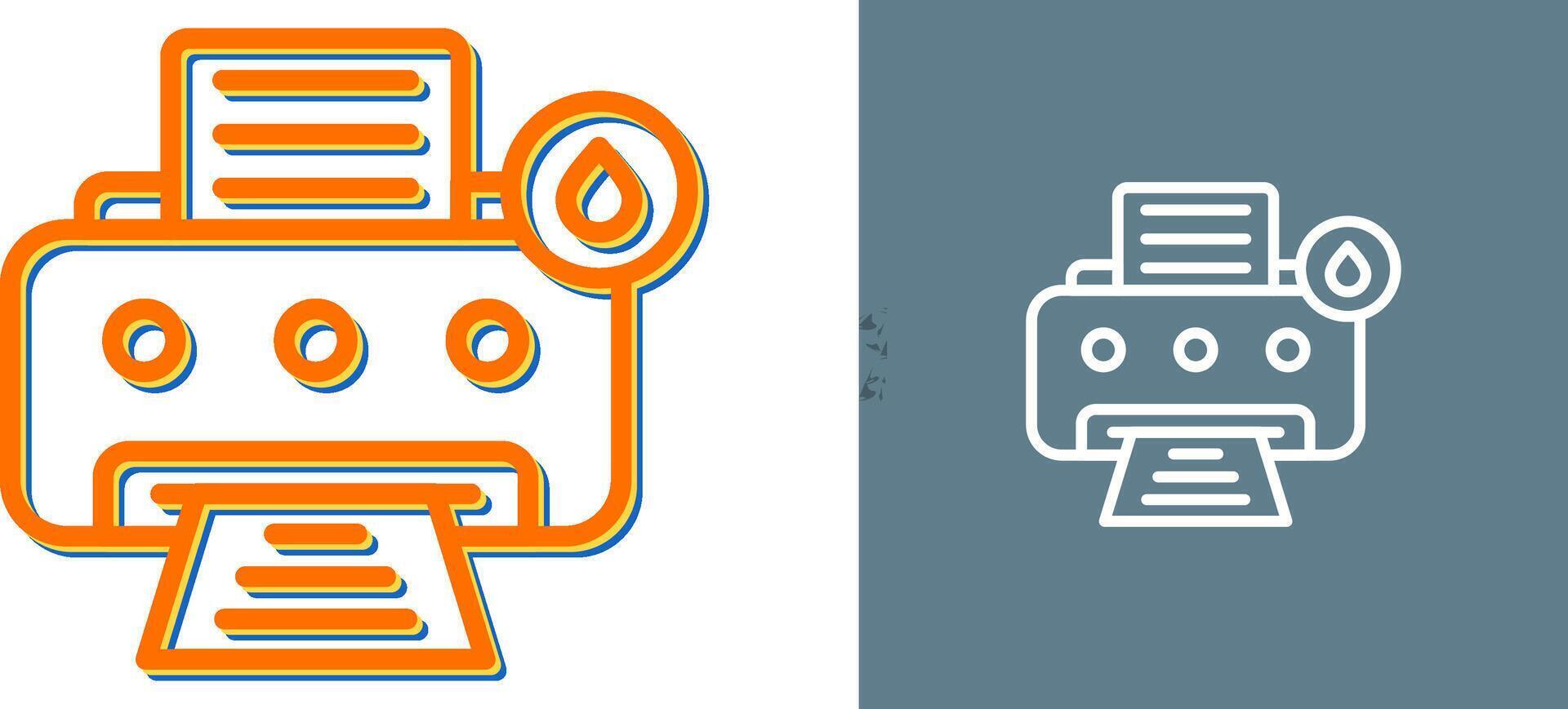 Inkjet Printer Vector Icon