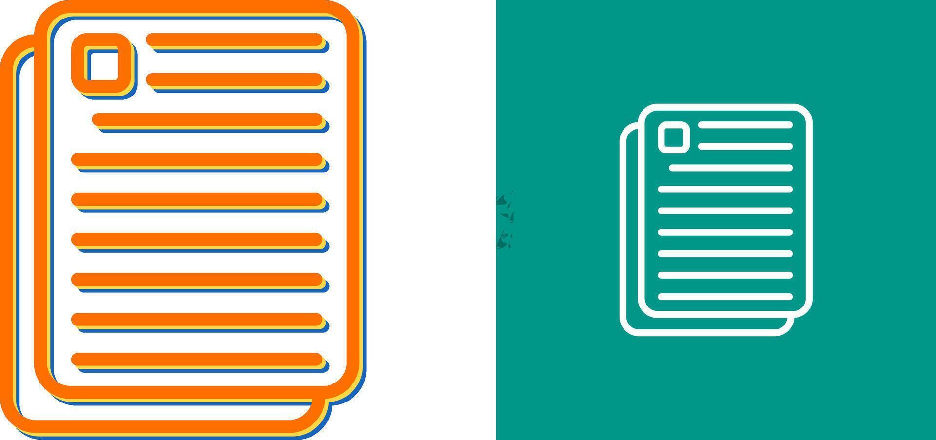 Document Vector Icon