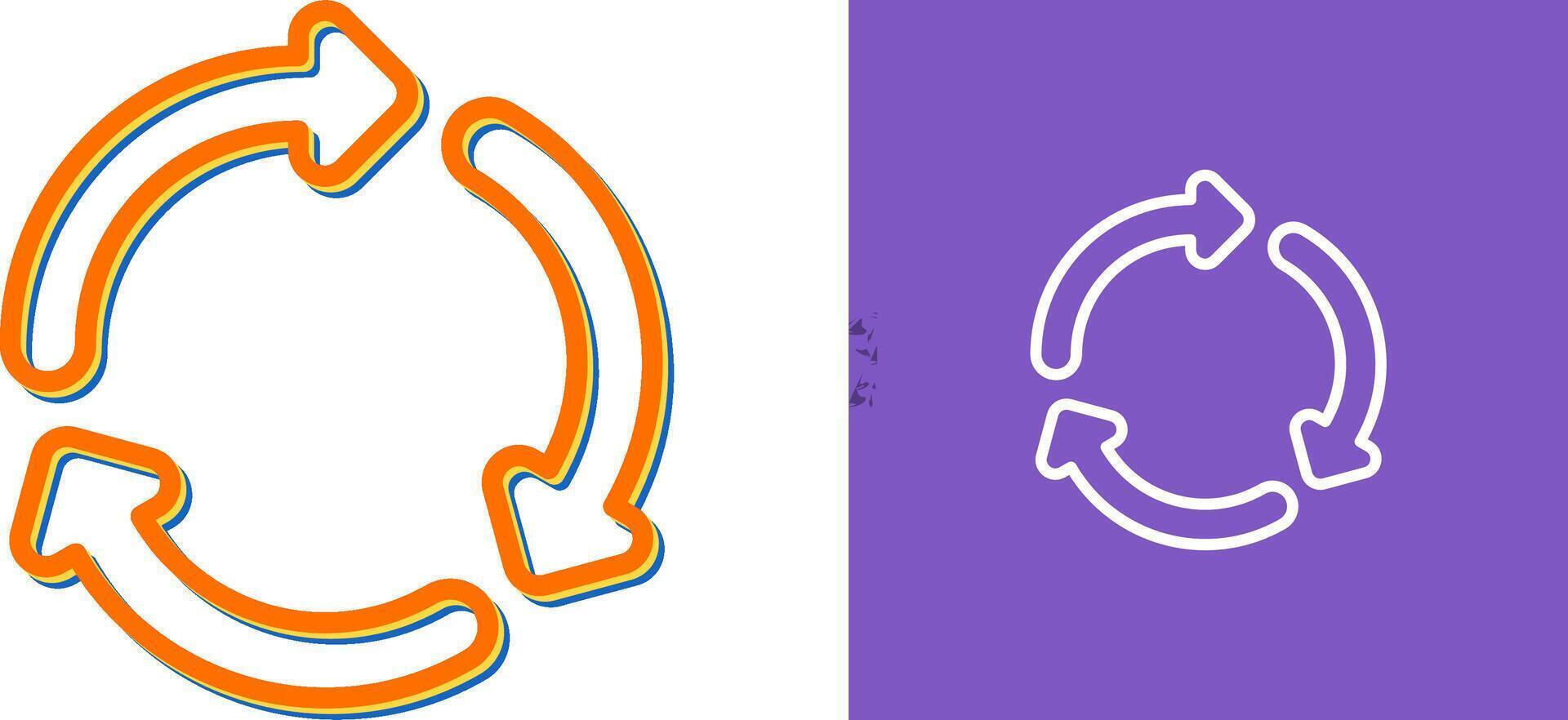 Recycling symbol Vector Icon