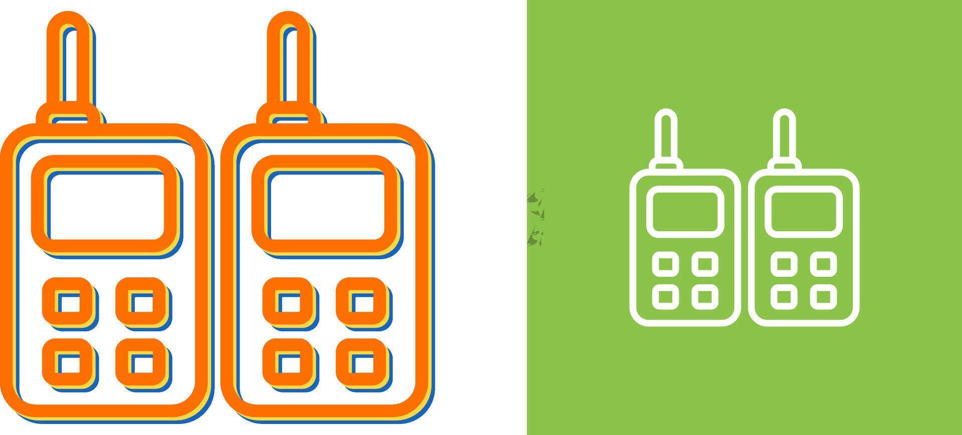 Two way Radio Vector Icon