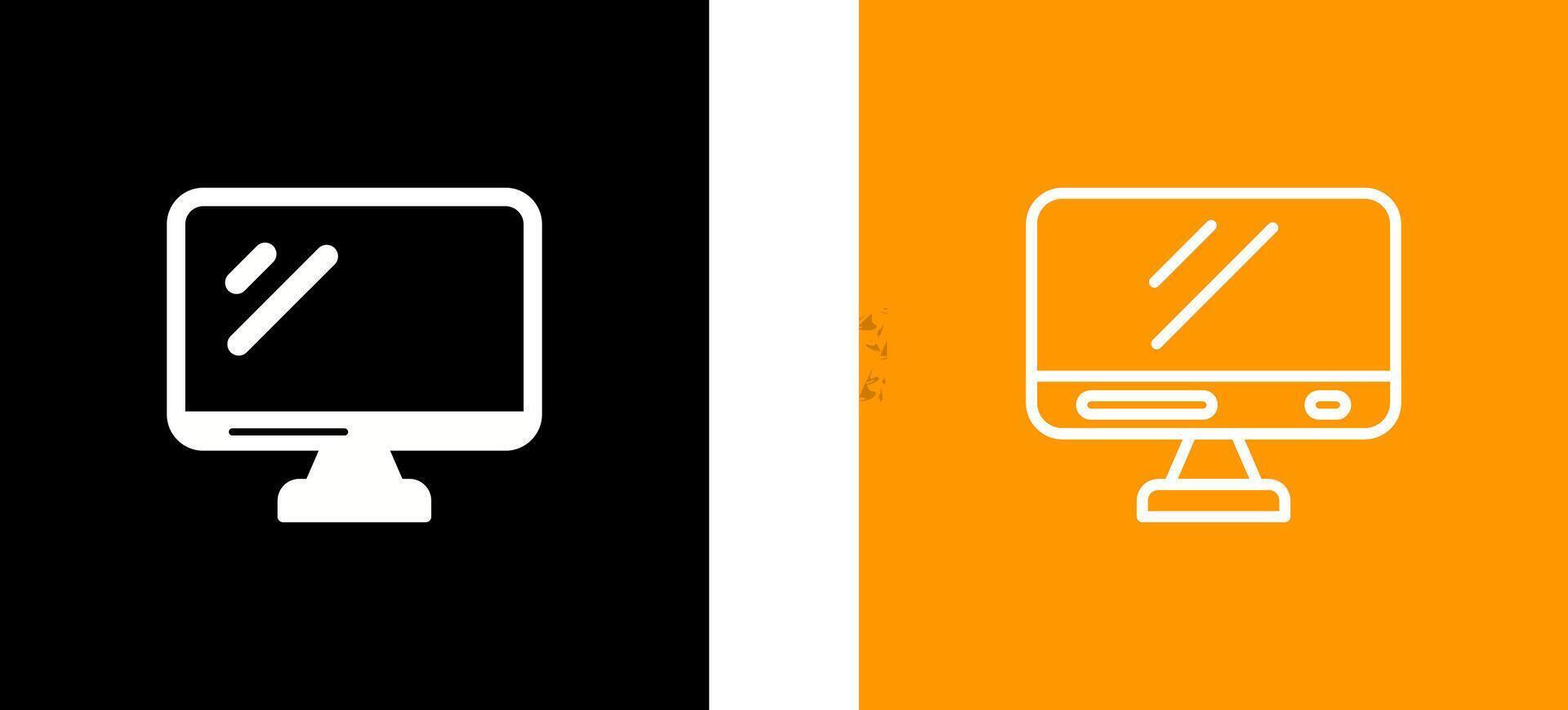 Monitor Vector Icon