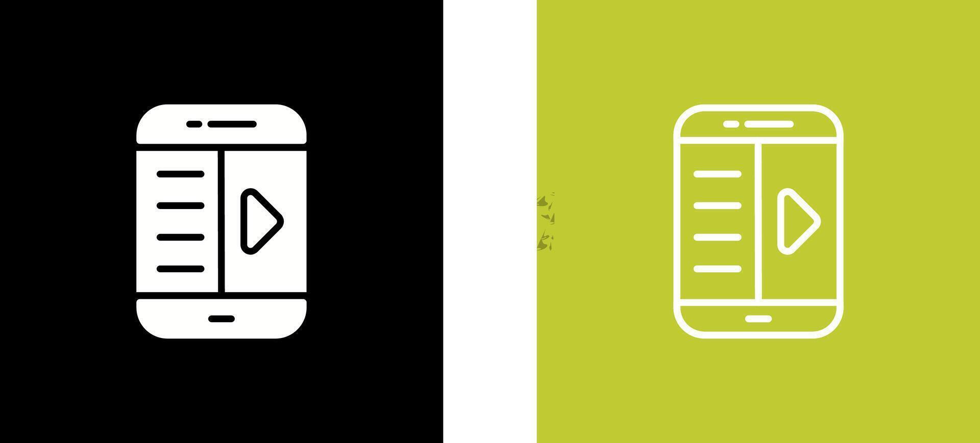 E-Book Reader Vector Icon