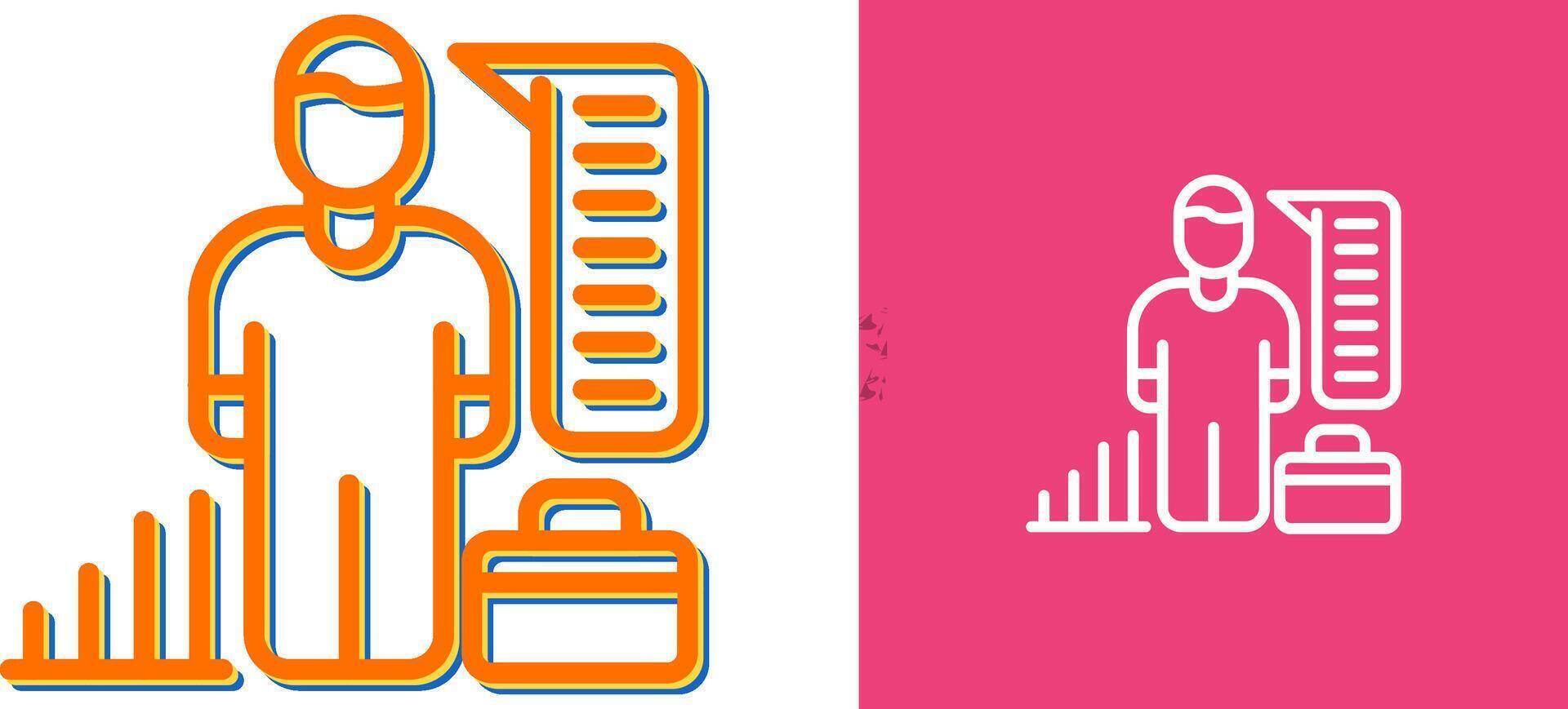 HR Analytics Vector Icon