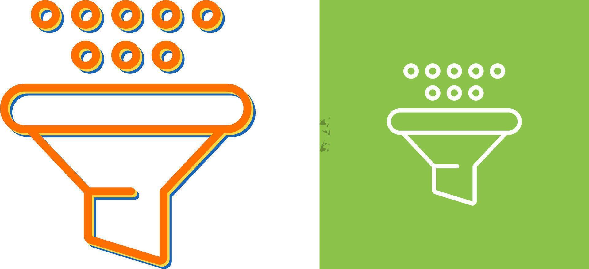 Unique Two Icons Set vector