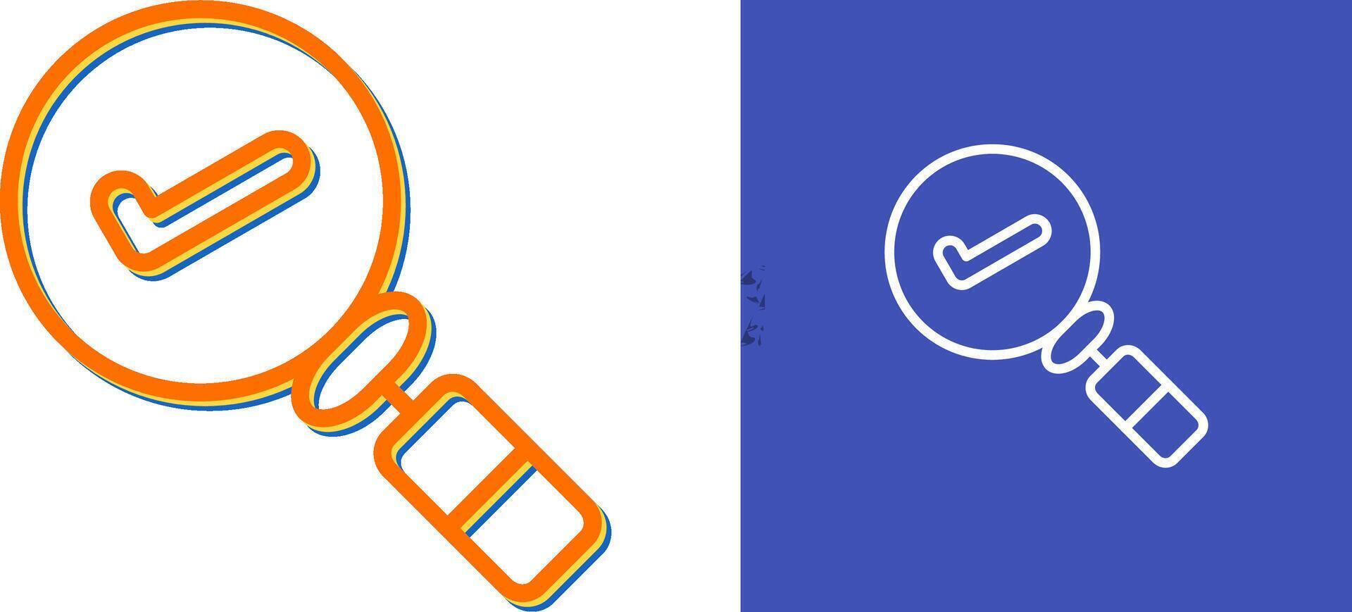 Unique Two Icons Set vector