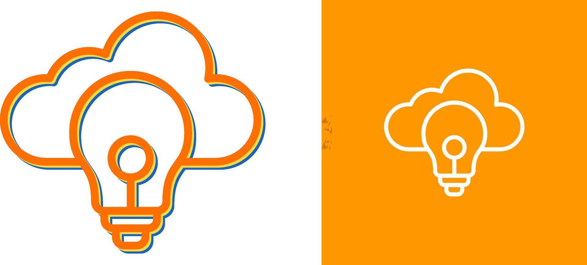 nube estrategia vector icono