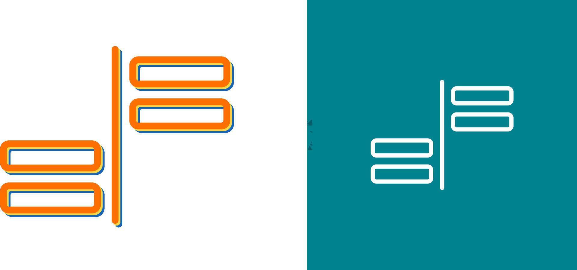 Horizontal Alignment Vector Icon