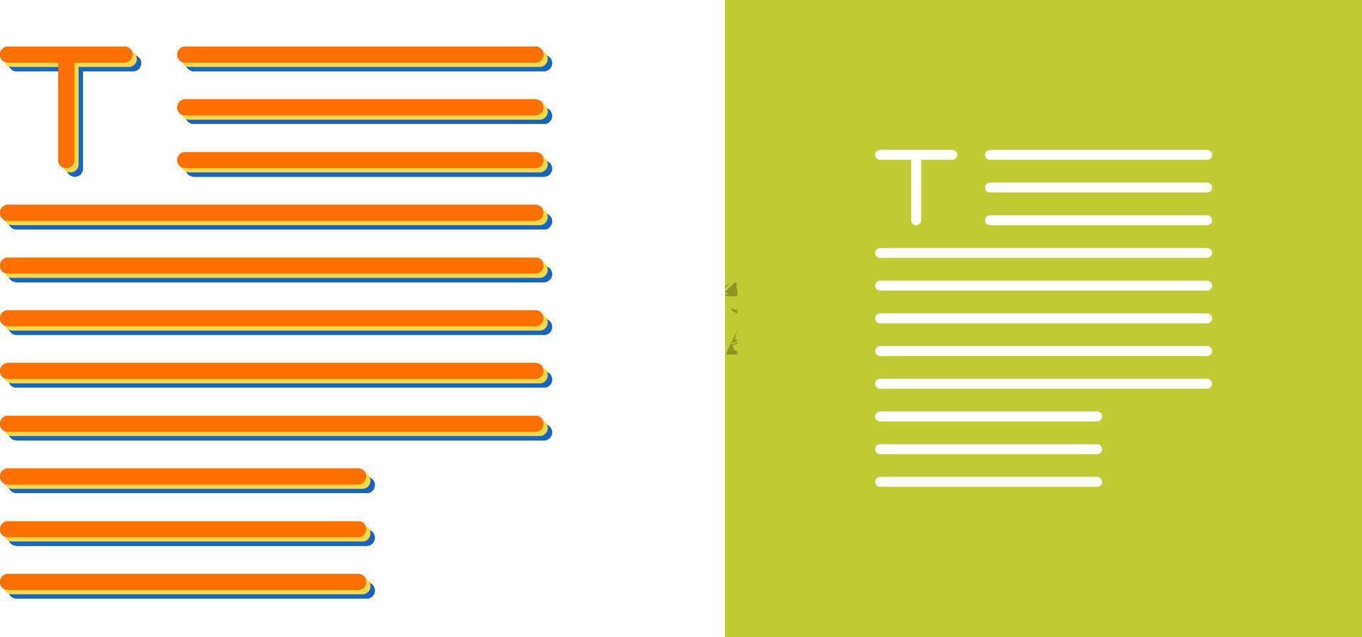 Typography Vector Icon