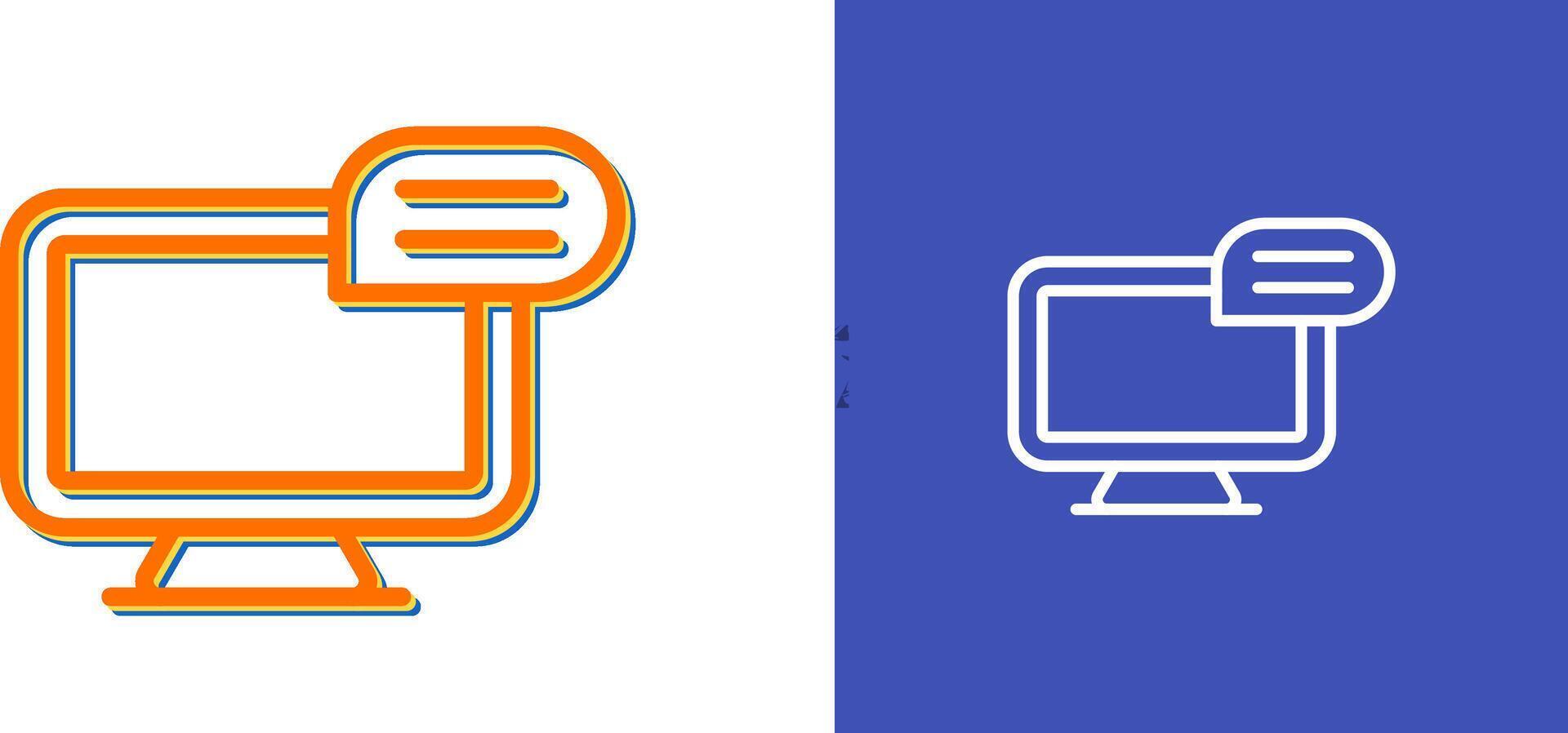 Computer Vector Icon