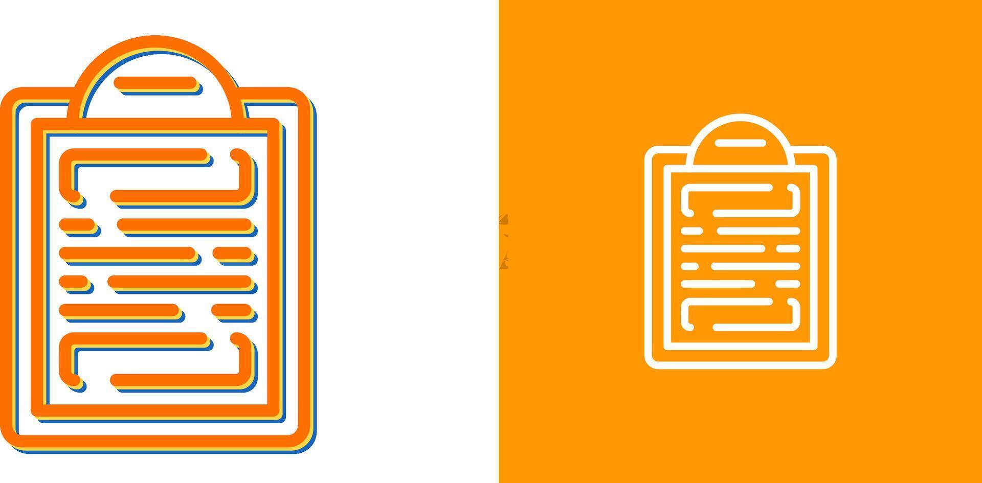 Clipboard Vector Icon