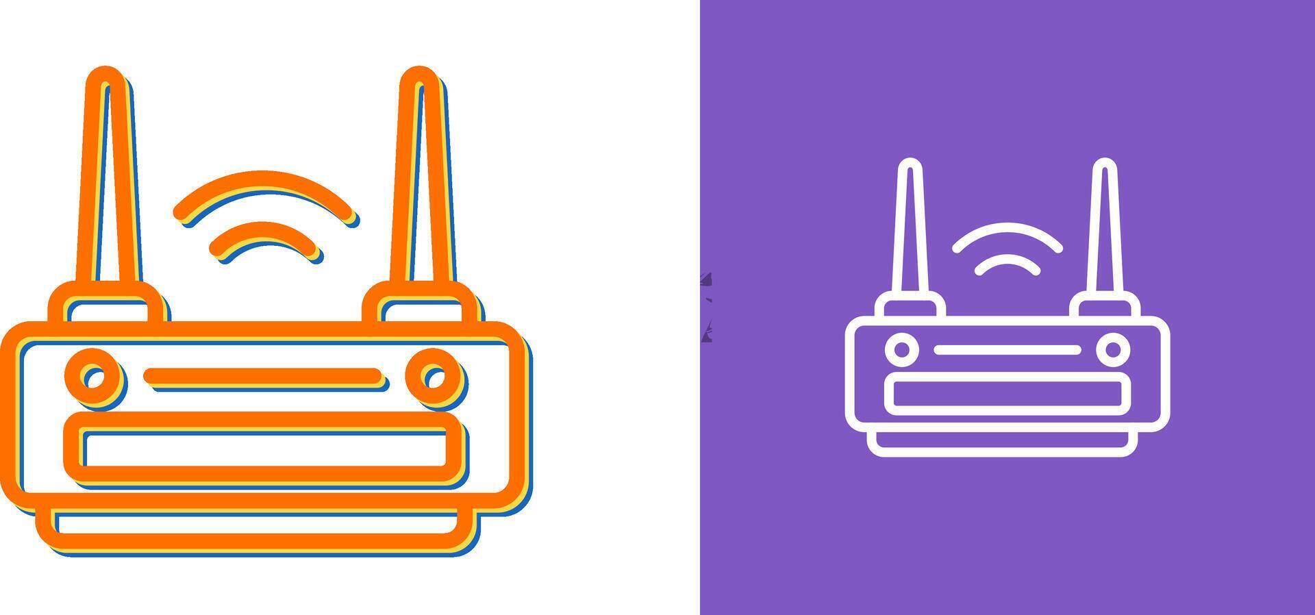 Unique Two Icons Set vector