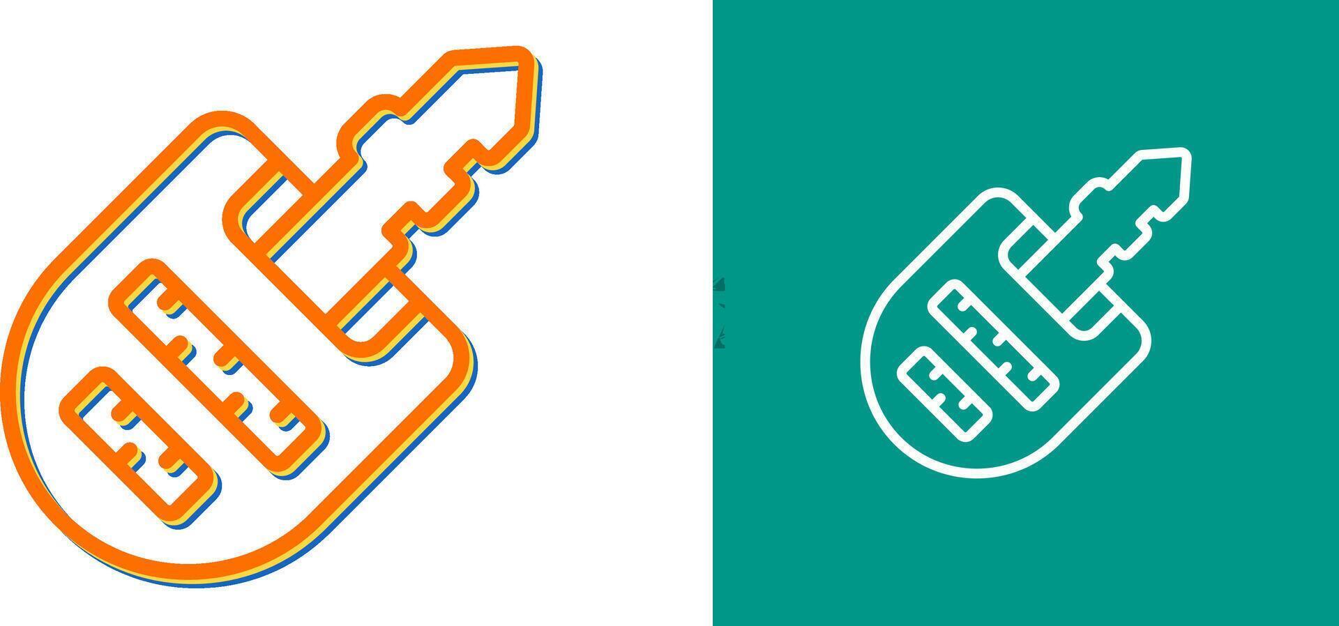 Car Key Vector Icon