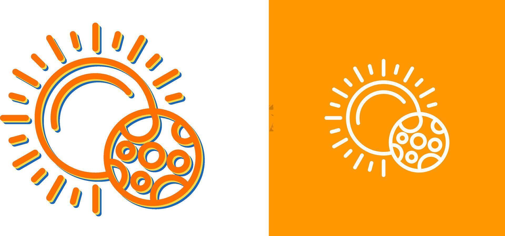 icono de vector de sol