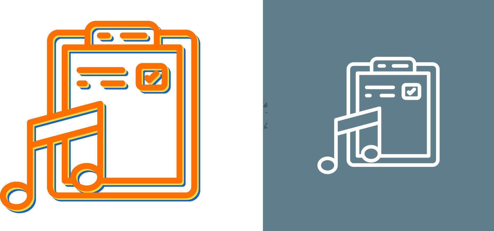 Music File Vector Icon