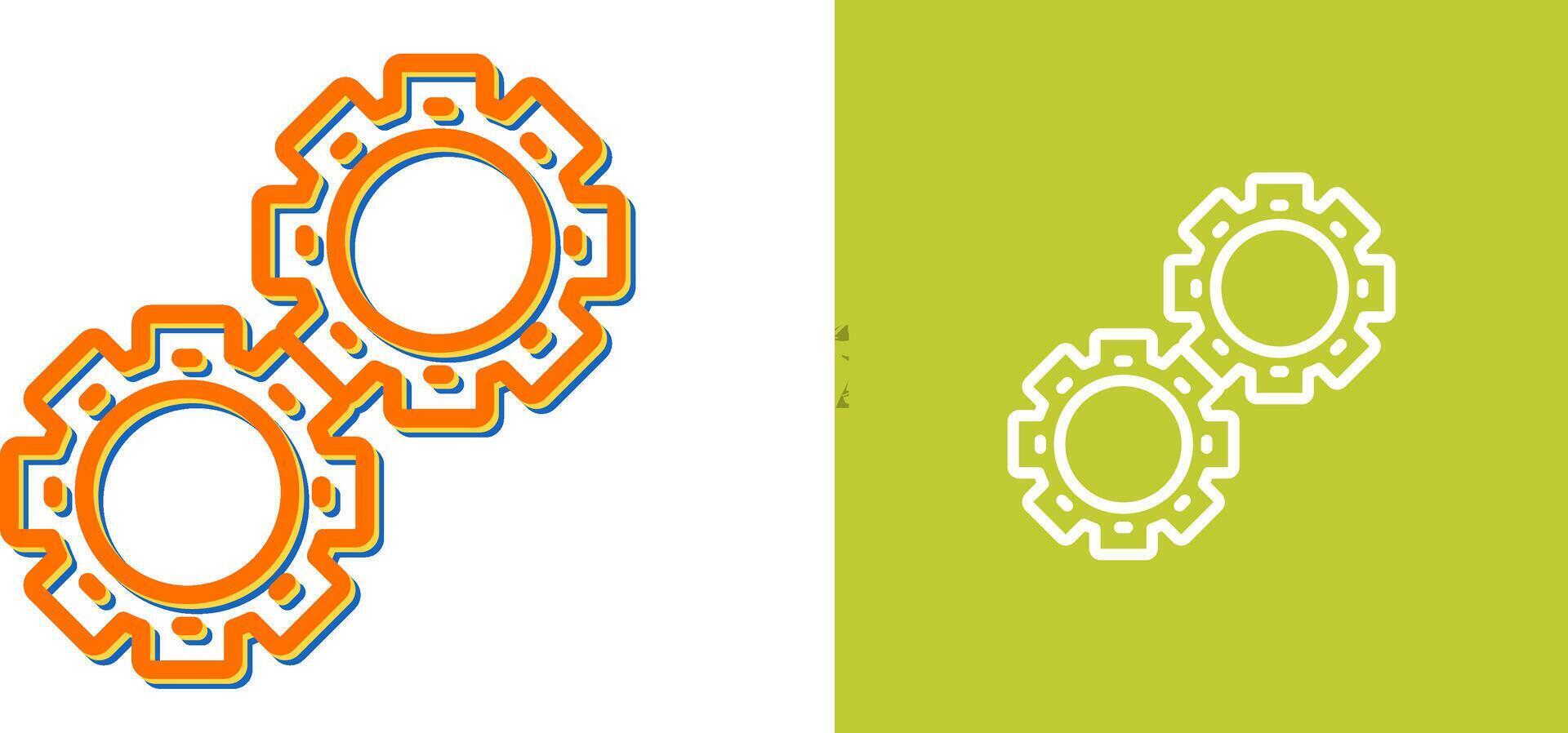 Gears Vector Icon