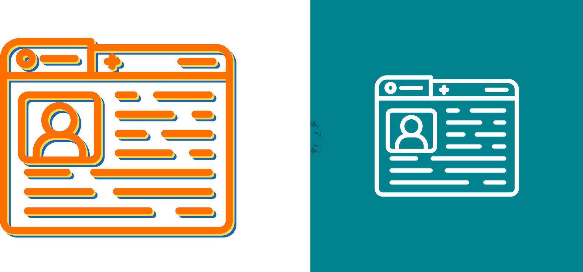 Profile Vector Icon