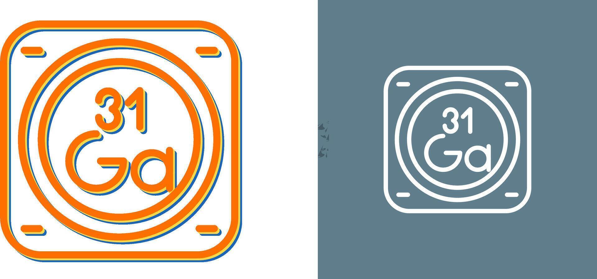 Unique Two Icons Set vector